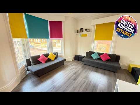 Spacious Love Island Apartment: 5-Minute Walk from Blackpool Tower, Sleeps 12